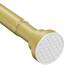 Zipglo 1 Stück Gardinenstange ohne Bohren 70-127 cm Duschvorhangstange Teleskopstange Vorhangstange Kleiderstangen Spannstange Verstellbare für Badezimmer, Fenster, Küche, Gold