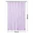 Barossa Design Extra langes Duschvorhang-Innenfutter mit 3 Magneten, 182,9 x 213,4 cm, XL, wasserdicht, PEVA, leicht, Duschvorhang für Badezimmer, PVC-frei, Metallösen, Transparent/Lavendelfarben
