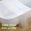OTraki Transparent Duschvorhang 183x183 cm mit 3 Magnete+12 Haken für Badewanne, Antischimmel Wasserdicht Duschvorhänge, Plastik PEVA Badvorhang für Badezimmer, Dicke 0,175 mm