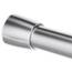 iDesign Astor 78570 Gardinenstange mit Metallspannung, verstellbar, anpassbar, für Badewanne, Duschkabine, Schrank, Tür, 109,2–190,5 cm, gebürsteter Edelstahl