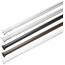 Amazon Basics Verstellbare Duschvorhang-Spannstange, 91 bis 137 cm, Bronze