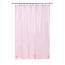 Barossa Design Langer innerer Duschvorhang, mit 3 Magneten und wasserdicht, leicht, PEVA-Duschvorhang für Badewanne, PVC-frei, Metallösen, 183 x 198 cm, transparentes Rosa