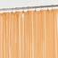 Barossa Design Duschvorhang-Innenfutter, lang, 198,1 cm Höhe, 3 Magnete und wasserdicht, leicht, PEVA-Duschvorhang für Badewanne, PVC-frei, Metallösen, 183 x 198 cm, Transparent/Orange