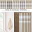 Madison Park Spa-Waffel-Duschvorhang, Stoff mit 3 m Scotchgard, Feuchtigkeitsmanagement, Moderne Heimdekorationen, Stand 137,2 x 198,1 cm, Taupe