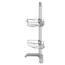 simplehuman BT1064 Eck-Duschcaddy, Duschregal Ecke, Badregal ohne Bohren, Edelstahl + eloxiertes Aluminium, 5 Jahre Garantiec