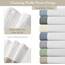 Madison Park Spa-Waffel-Duschvorhang, Stoff mit 3 m Scotchgard, Feuchtigkeitsmanagement, Moderne Heimdekorationen, Stand 137,2 x 198,1 cm, Taupe