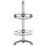 simplehuman BT1064 Eck-Duschcaddy, Duschregal Ecke, Badregal ohne Bohren, Edelstahl + eloxiertes Aluminium, 5 Jahre Garantiec