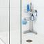 simplehuman BT1064 Eck-Duschcaddy, Duschregal Ecke, Badregal ohne Bohren, Edelstahl + eloxiertes Aluminium, 5 Jahre Garantiec