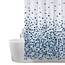 ANSIO Duschvorhang - 180 x 200 cm (71 x 71 Zoll) - Mosaik Gemustert - Blau, Badewanne Vorhang, Antischimmel & Waschbar Shower Curtain mit 12 Duschvorhängeringen | 100% Polyester