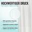 arteneur® - Premium Duschvorhang 120x180 – Antischimmel Duschvorhang Weiß mit Struktur-Stoff, Blickdicht, Wasserdicht, Waschbar & inkl. E-Book & Ringe (Schnee Weiß)