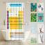 arteneur® - Periodensystem Deutsch - Anti-Schimmel Duschvorhang 120x180 - Recycelt mit Öko-Tex Standard 100 - Beschwerter Saum, Blickdicht, Wasserdicht, Waschbar, 8 Ringe & E-Book