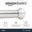 Amazon Basics Verstellbare Duschvorhang-Spannstange, 61 bis 91 cm, Nickel