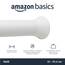 Amazon Basics Verstellbare Duschvorhang-Spannstange, 61 bis 91 cm, Weiß