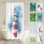 arteneur® - Leuchtturm - Anti-Schimmel Duschvorhang 120x180 - Recycelt mit Öko-Tex Standard 100 - Beschwerter Saum, Blickdicht, Wasserdicht, Waschbar, 8 Ringe & E-Book