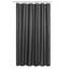 N&Y Home Stoff-Duschvorhang oder -Einlage, extra lang, 183 x 213 cm, waschbar, Hotelqualität, Stoff-Duschvorhang für Badezimmer, Graphitgrau, 183 x 213 cm