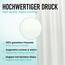 arteneur® - Duschvorhang Weiss - Anti-Schimmel Duschvorhänge 150x200 - Recycelt mit Öko-Tex Standard 100 - Beschwerter Saum, Blickdicht, Wasserdicht, Waschbar, 10 Ringe & E-Book