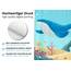 arteneur® - Tiefsee Tango - Anti-Schimmel Duschvorhang 180x200 - Recycelt mit Öko-Tex Standard 100 - Beschwerter Saum, Blickdicht, Wasserdicht, Waschbar, 12 Ringe in Grau & E-Book mit Reinigungs-Tipps