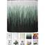 arteneur® - Tannenwald - Anti-Schimmel Duschvorhang 150x200 - Recycelt mit Öko-Tex Standard 100 - Beschwerter Saum, Blickdicht, Wasserdicht, Waschbar, 10 Ringe & E-Book