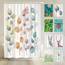 arteneur® - Bunte Blätter - Anti-Schimmel Duschvorhang 180x200 - Recycelt mit Öko-Tex Standard 100 - Beschwerter Saum, Blickdicht, Wasserdicht, Waschbar, 12 Ringe & E-Book