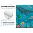 arteneur® - Unterwasser - Anti-Schimmel Duschvorhang 180x200 - Recycelt mit Öko-Tex Standard 100 - Beschwerter Saum, Blickdicht, Wasserdicht, Waschbar, 12 Ringe & E-Book mit Reinigungs-Tipps