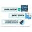 arteneur® - Wasserwelt Blau - Anti-Schimmel Duschvorhang 180x200 - Recycelt mit Öko-Tex Standard 100 - Beschwerter Saum, Blickdicht, Wasserdicht, Waschbar, 12 Ringe & E-Book mit Reinigungs-Tipps