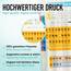arteneur® - Duschvorhang Periodensystem Deutsch - Anti-Schimmel Duschvorhänge 240x200 - Recycelt mit Öko-Tex Standard 100 - Beschwerter Saum, Blickdicht, Wasserdicht, Waschbar, 16 Ringe & E-Book