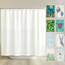 arteneur® - Duschvorhang Weiss - Anti-Schimmel Duschvorhänge 240x200 - Recycelt mit Öko-Tex Standard 100 - Beschwerter Saum, Blickdicht, Wasserdicht, Waschbar, 16 Ringe & E-Book