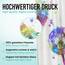 arteneur® - Bunte Pusteblume - Anti-Schimmel Duschvorhang 240x200 - Recycelt mit Öko-Tex Standard 100 - Beschwerter Saum, Blickdicht, Wasserdicht, Waschbar, 16 Ringe & E-Book mit Reinigungs-Tipps