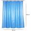 WELTRXE Duschvorhang Anti-Schimmel mit Gewicht Magnet unten, 0.2mm [183x183cm] Wasserdicht Antibakteriell Eva Vorhang für Dusche und Badewanne, 3D Steinmuster Blau, inkl. 12 Duschvorhangringen Kinder