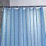 WELTRXE Duschvorhang Anti-Schimmel mit Gewicht Magnet unten, 0.2mm [183x200cm] Wasserdicht Antibakteriell Eva Vorhang für Dusche und Badewanne, 3D Steinmuster Blau, inkl. 12 Duschvorhangringen Kinder