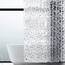WELTRXE Duschvorhang Anti-Schimmel 183x183cm mit Gewicht Magnet unten, Transparent Geometrisch Eva Wasserdicht Antibakteriell Vorhang für Dusche und Badewanne, mit 12 Duschvorhangringen Kinder