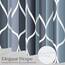 Gelbchu Aegean Blue Fabric Bath Shower Curtain W 54 x H 72, Waterproof Design and Polyester, Quick-Drying, Heavy Weight, Stall Size Shower Curtains Set for Bathroom,Machine Washable with 8 Hooks