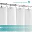 Mrs Awesome Extra langer Duschvorhang mit 3 Magneten, von der Decke bis zum Boden, XL-PEVA-Duschvorhang für Badezimmer, leicht & wasserdicht, 182,9 x 243,8 cm, Weiß