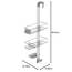 simplehuman BT1101 Türhaken-Duschcaddy, Duschregal zum Hängen, Badregal ohne Bohren, Edelstahl + eloxiertes Aluminium, 5 Jahre Garantie