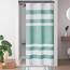 Madison Park Duschvorhang, Waffelgewebe, Stoff-Duschvorhang mit 3M Scotchgard-Feuchtigkeitsmanagement, Premium-Spa-Qualität, Moderne Duschvorhänge für Badezimmer, Stall, 137,2 x 198,1 cm, Aqua