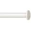 Ivilon, Spannvorhangstange, Federspannstange für Fenster oder Dusche, 91,4 bis 137,2 cm Elfenbeinfarben