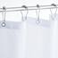 KGORGE Duschvorhänge für Badezimmer – tropische Blätter auf weißem Hintergrund, geruchloser Vorhang für Badezimmer Dusche und Badewanne, 183 x 183 cm lang, Haken enthalten