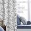 KGORGE Bedruckte Verdunkelungsvorhänge, Wasserfarben mit Punkten Modern W52 x L84 Dot | Dove Grey
