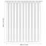ANSIO 2er-Pack Duschvorhang - 180 x 200 cm (71 x 71 Zoll) - Massiv Weiß, Badewanne Vorhang, Antischimmel & Waschbar Shower Curtain mit 12 Duschvorhängeringen | 100% Polyester
