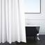 ANSIO 2er-Pack Duschvorhang - 180 x 180 cm (71 x 71 Zoll) - Massiv weiß, Badewanne Vorhang, Antischimmel & Waschbar Duschvorhang mit 12 Duschvorhangringe | 100% Polyester