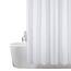 ANSIO 2er-Pack Duschvorhang - 180 x 200 cm (71 x 71 Zoll) - Massiv Weiß, Badewanne Vorhang, Antischimmel & Waschbar Shower Curtain mit 12 Duschvorhängeringen | 100% Polyester