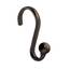 iDesign Duschvorhanghaken aus Metall, The Axis Collection, 12 Stück, Bronze