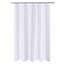 N&Y Home Stoff-Duschvorhang, 137,2 x 182,9 cm, Badezimmer-Vorhänge mit Ösen, Hotelqualität, waschbar, wasserabweisend, weiß, 137,2 x 183,9 cm