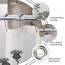 Riyidecor Clawfoot Tub Duschvorhang, extra breit, 457 x 183 cm, Blumenwickel, rund, Blumenmuster, Wildblume, botanische Pflanzen, Kräuter, Dekoration, Badezimmer, Polyester, wasserdichte Metallhaken,