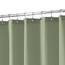 N&Y Home Duschvorhang aus Stoff mit Magneten, Salbeigrün – Hotelqualität, maschinenwaschbar, wasserabweisend – Salbei, 183 x 183 cm