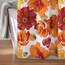 Lush Decor Leah Duschvorhang, 183 x 183 cm, Rot
