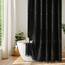 Siiluminisoy Extra Langer schwarzer Boho-Duschvorhang mit Quaste, gewebter Stoff, 72 x 90 cm, getuftet, Chevron, gestreift, modern, schick, strukturiert, minimalistisch