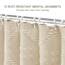 Siiluminisoy Beige Duschvorhang Stoff Boho 180 x 200 Moderner Duschvorhang für das Badezimmer