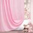 Siiluminisoy Extra langer Boho-Duschvorhang aus gewebtem Stoff, Rosa, 72 x 84 Zoll (183 x 213 cm), getuftet, Chevron-gestreift, modern, schick, strukturiert, minimalistisch