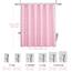 Siiluminisoy Duschvorhang, Boho-Stil, gewebter Stoff, rosa, niedlicher Duschvorhang, modern, Bauernhaus, strukturiert, getuftet, Chevron, gestreift, minimalistisch, 183 x 183 cm